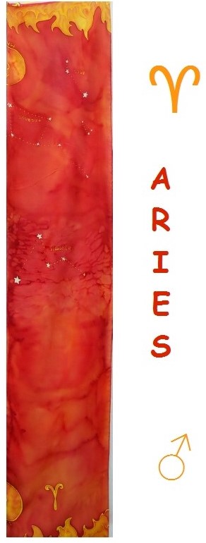 Aries batik scarf
