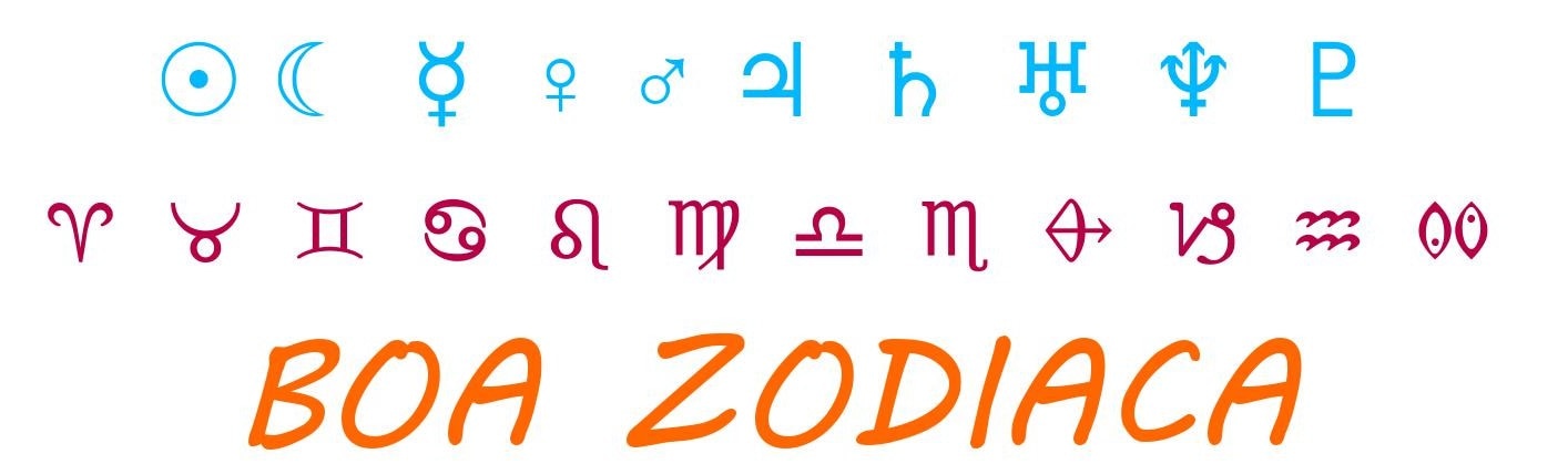 Planetary and Zodiacal Symbols