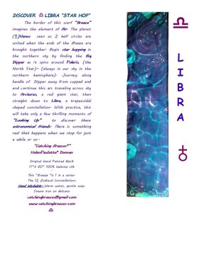 Libra Zodiacal Scarf Card